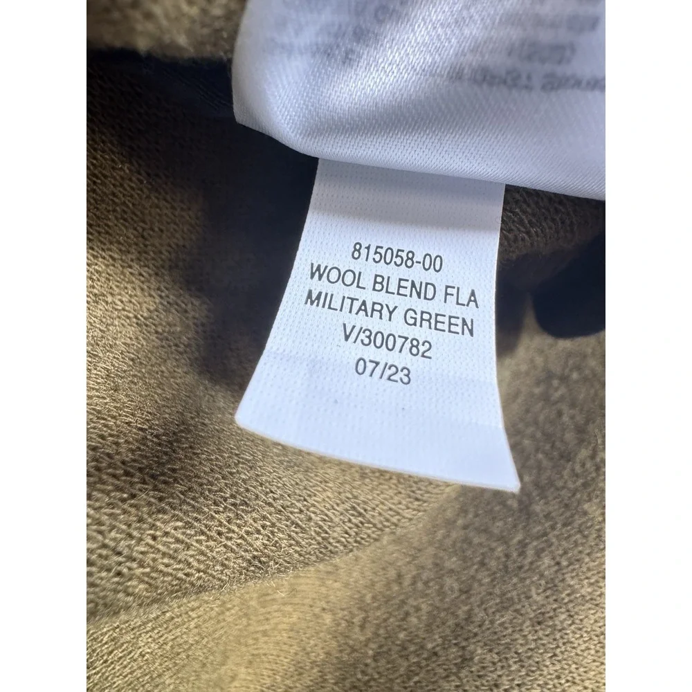 Banana Republic Wool Blend Button Down Cost Jacket Military Green Men's XL